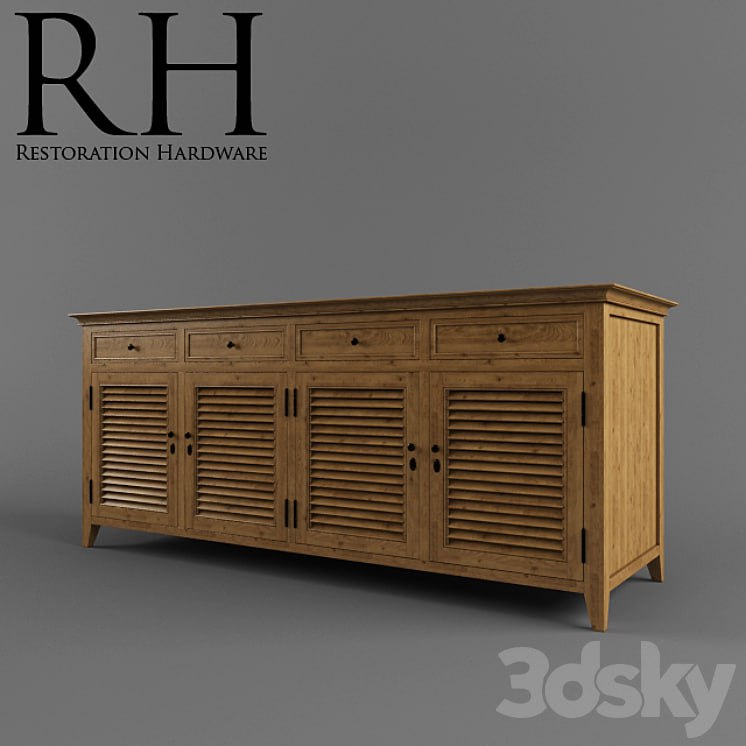 Restoration Hardware / Shutter Low Cabinet