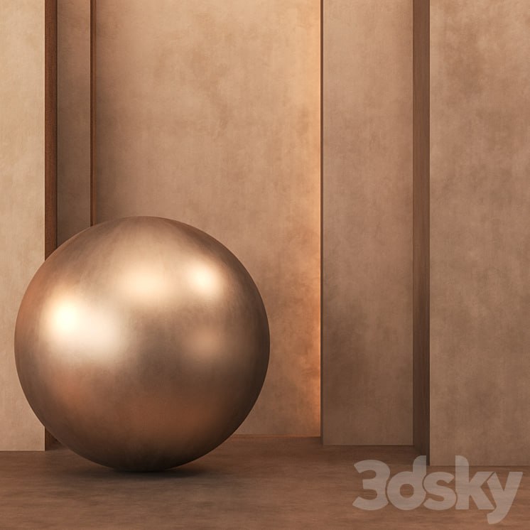 3 Bronze Texture 4k (3 Color) Seamless - Tileable