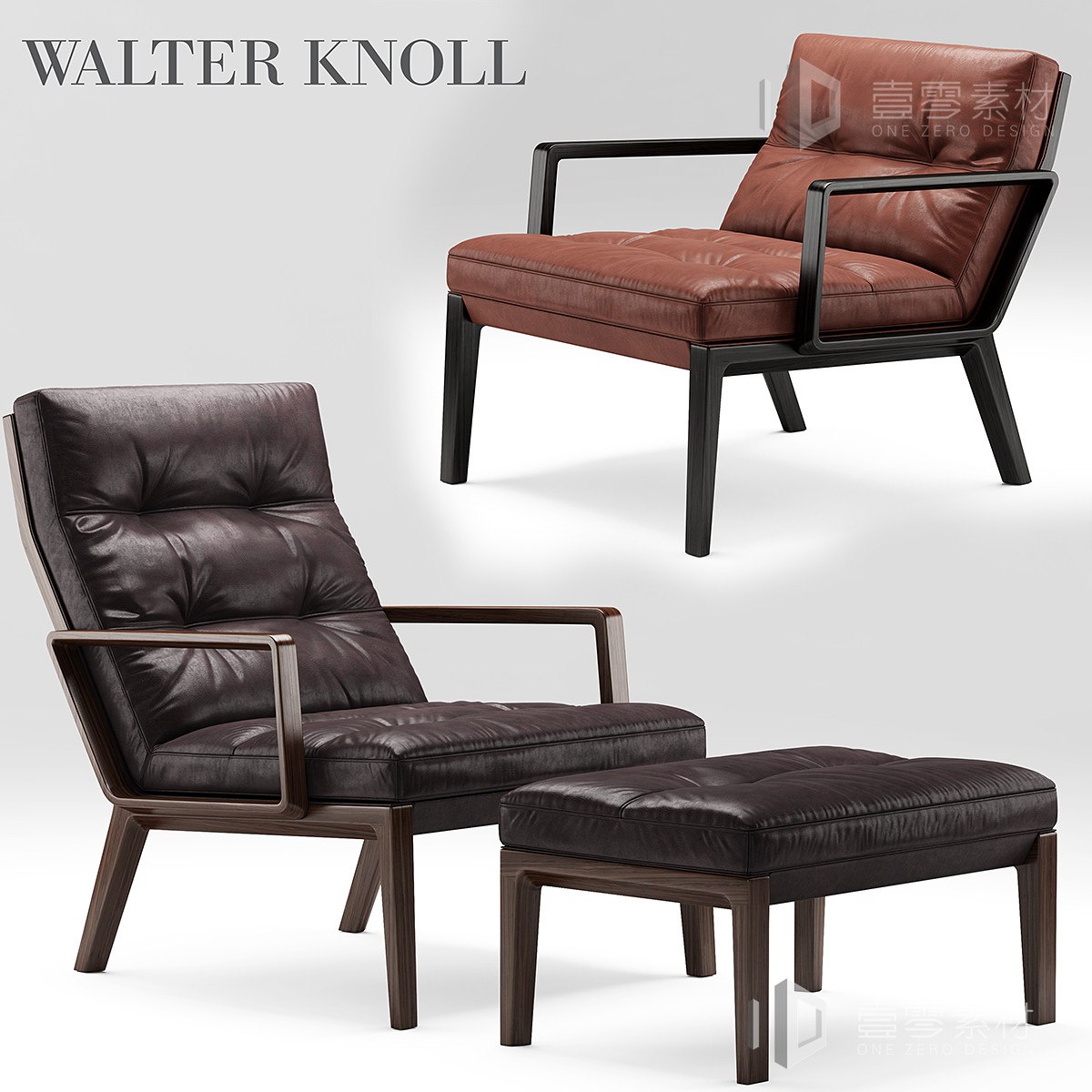 Armchair Andoo Lounge Walter Knoll