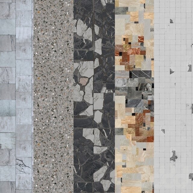 Terrazzo.Breccia.Mosaic.Marble.Seamless texture.
