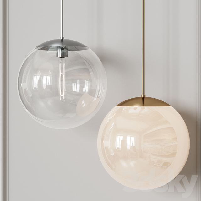 Vega Indoor-Outdoor Brass Gold and Black Nickel Pendant Light