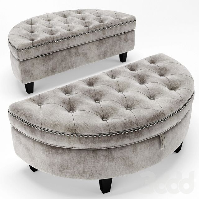 Baldy Tufted Storage Ottoman
