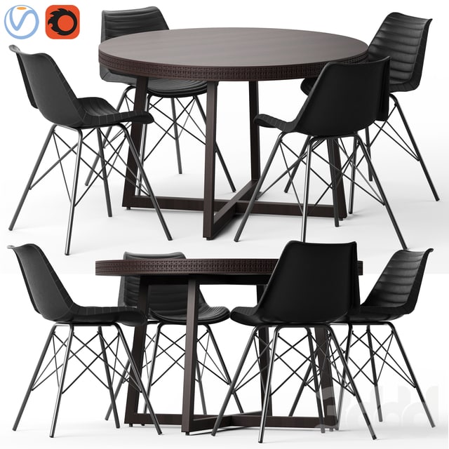 Cult Living Dexter Chair and Zephyr Table