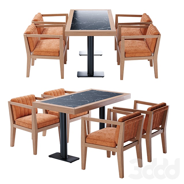 Berba group Chairs and table in a cafe