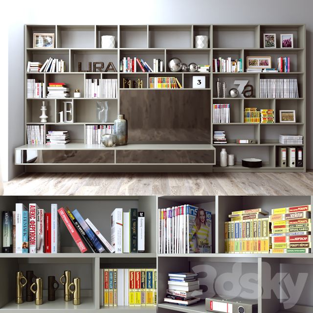 Flat rack with decor (101 + 52 log book in Russian)