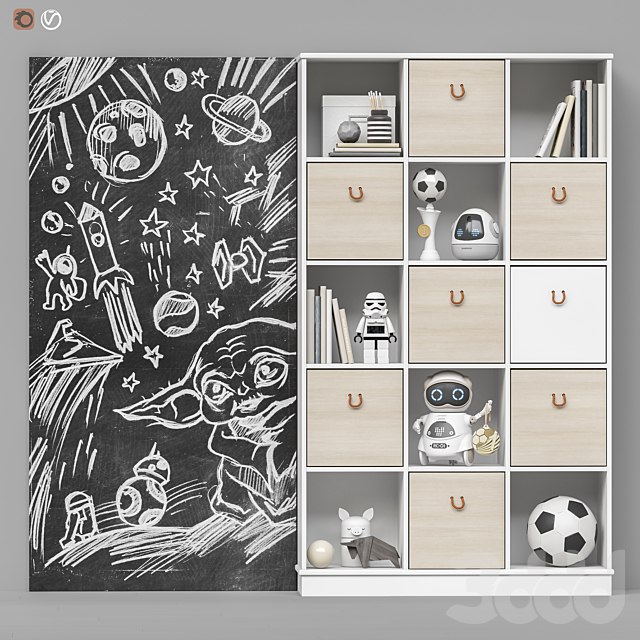 Toys and furniture set 93