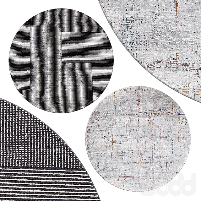 Circle rugs | №090