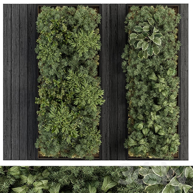 Vertical Garden Black Frame - Wall Decor 38