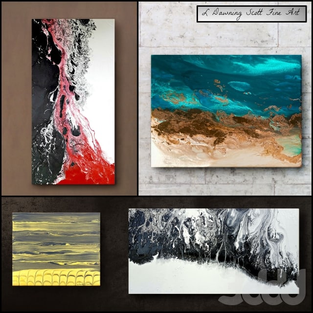 L Dawning Scott Fine Art - set