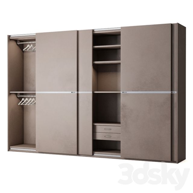 Poliform Bangkok 4 door slide