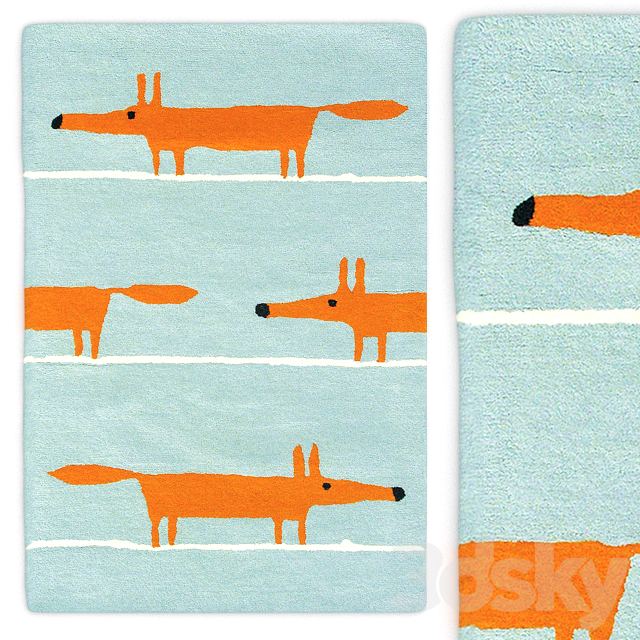 Carpet Scion Mr Fox Aqua Rug