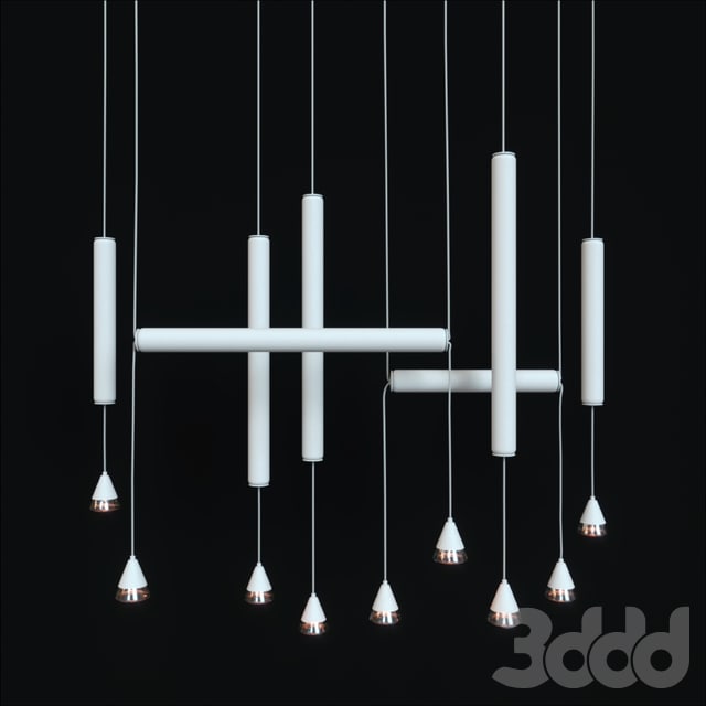 Pendant lamp BROKIS PURO WHITE