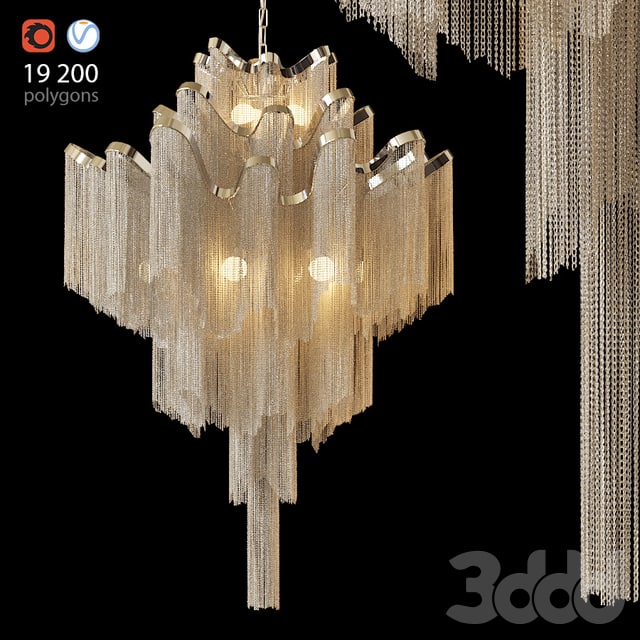 Pendant lamp Ava Chain Atlantis Chandelier