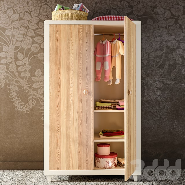 Anouk Wooden wardrobe