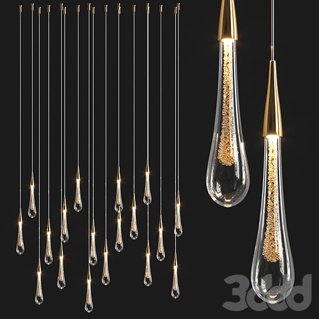 Stylish Modern Drop Pendant