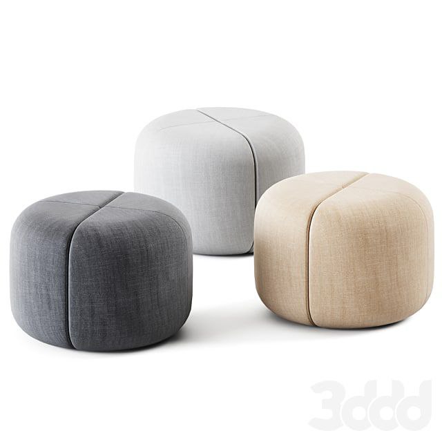 Round Pouf Bob by Bla Station / Pouf
