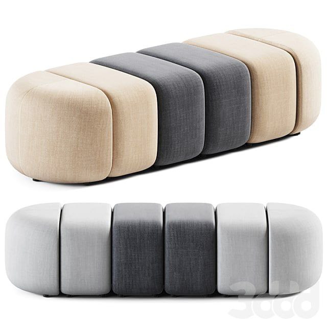 Set Module Pouffes by Bla Station / Pouf