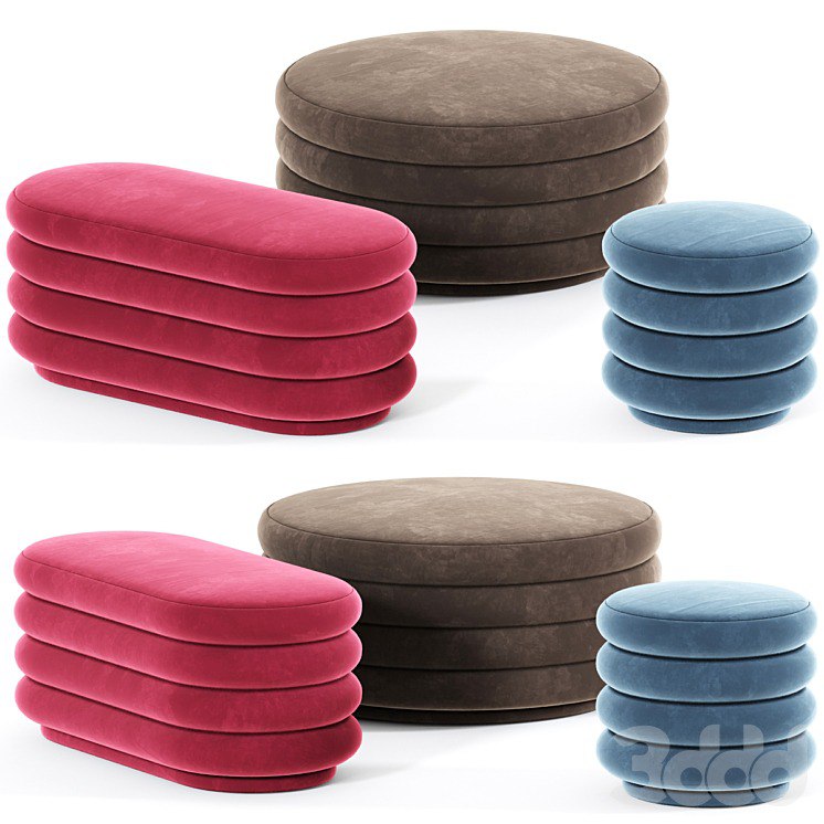 Ferm Living Pouf Round