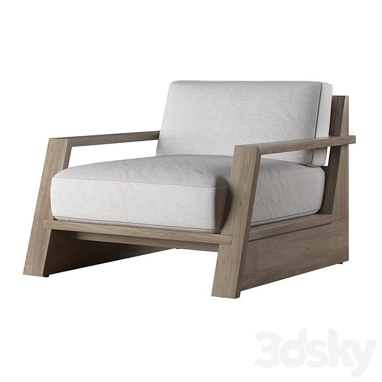 RH TROPEA LOUNGE CHAIR