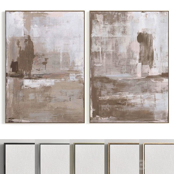 Plaster Two Photo Frame R-167