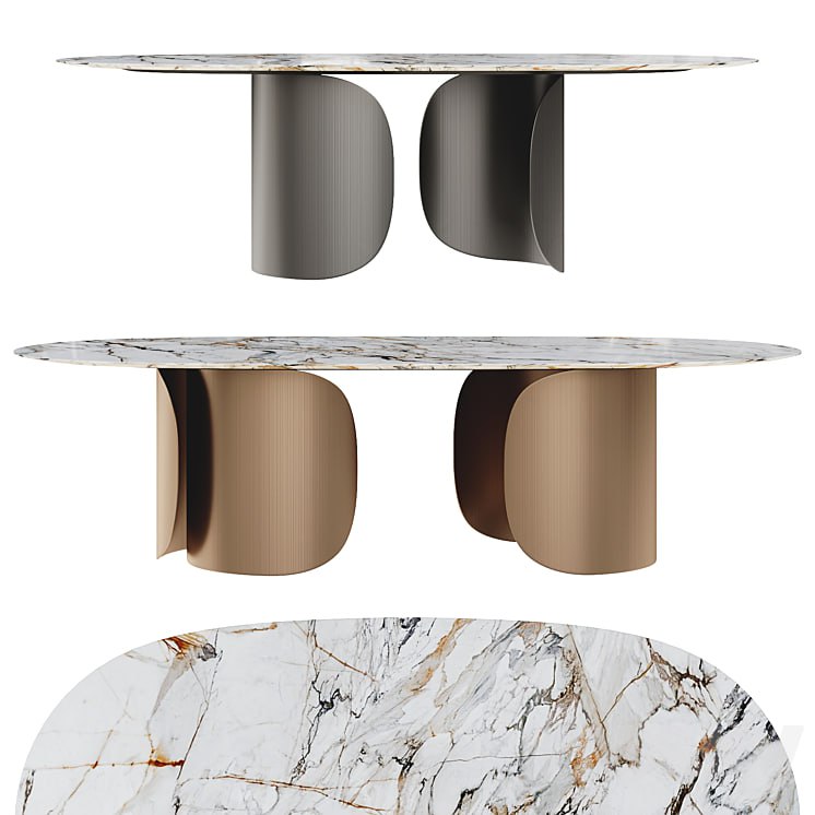 Opera-OSCAR-ovale-Dining Table set