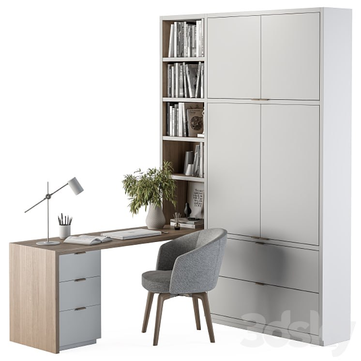 Office Furniture Wardrobe and Table - Home Office 34