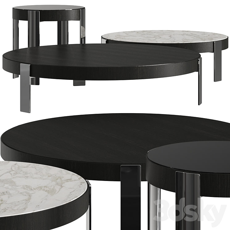 Minotti Mattia Round Coffee Tables