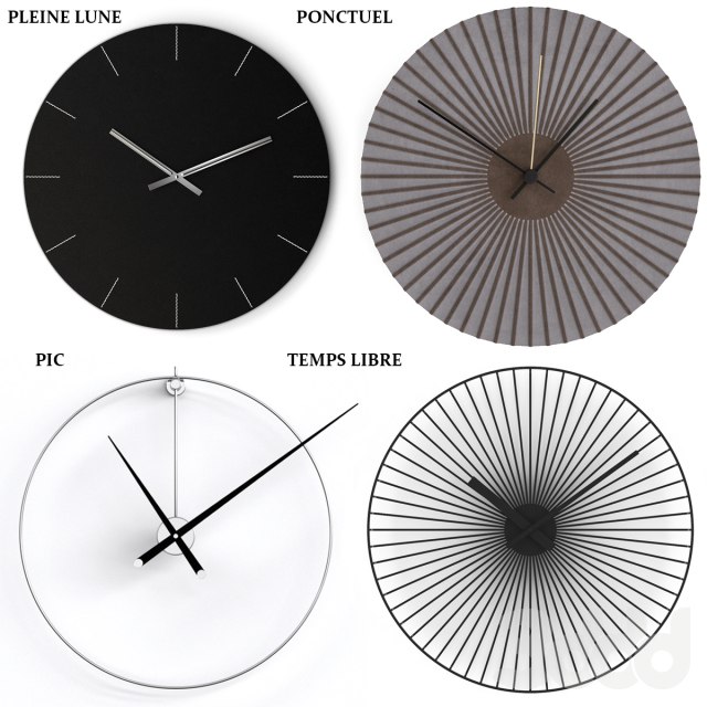 Watch ligne-roset: Pleine Lune, Ponctuel, Pik, Temps Libre