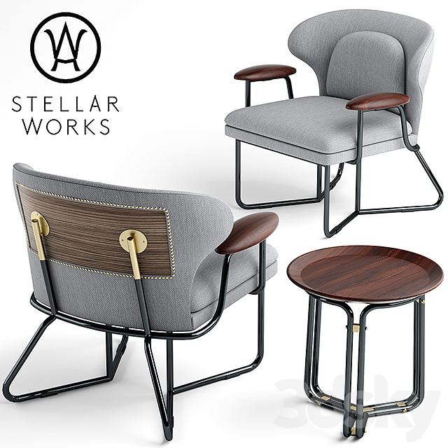 Armchair STELLAR WORKS CHILLAX LOUNGE CHAIR