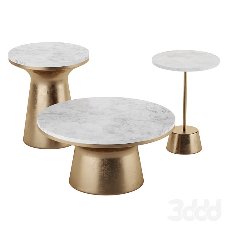 Marble Topped Pedestal Side Table West Elm