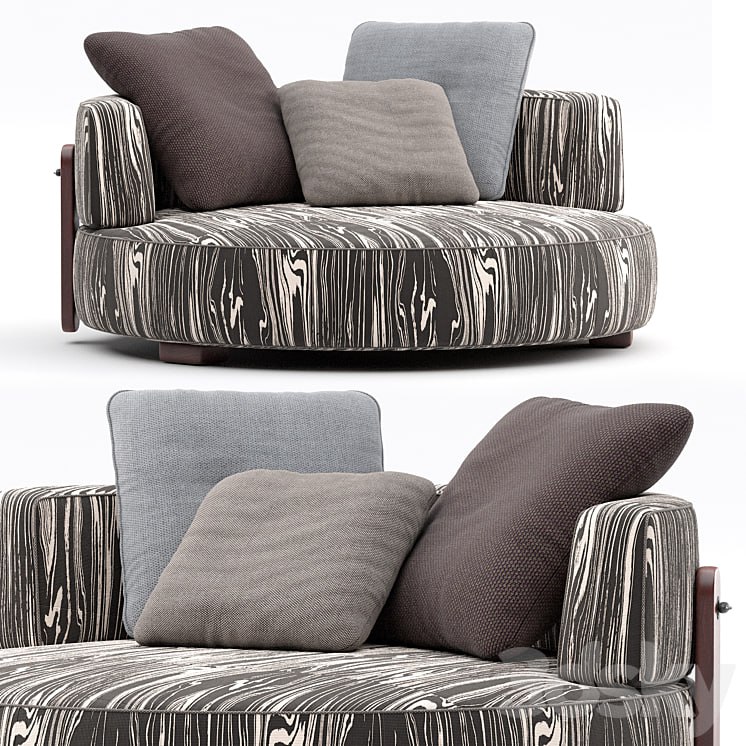 LOVESEAT Florida By Minotti