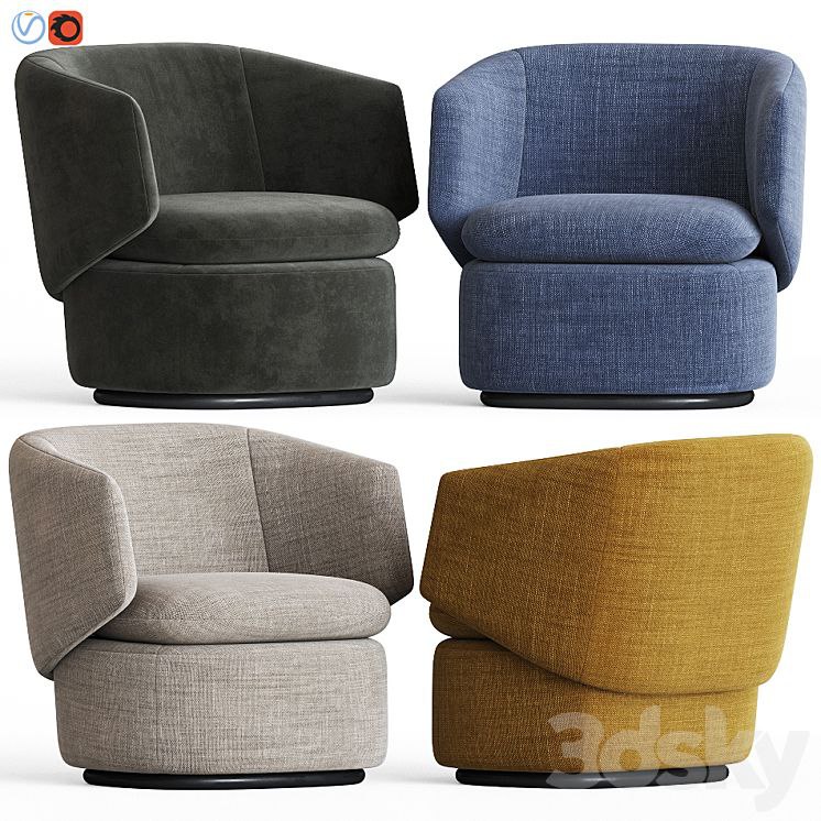 Crescent Swivel Chair Westelm