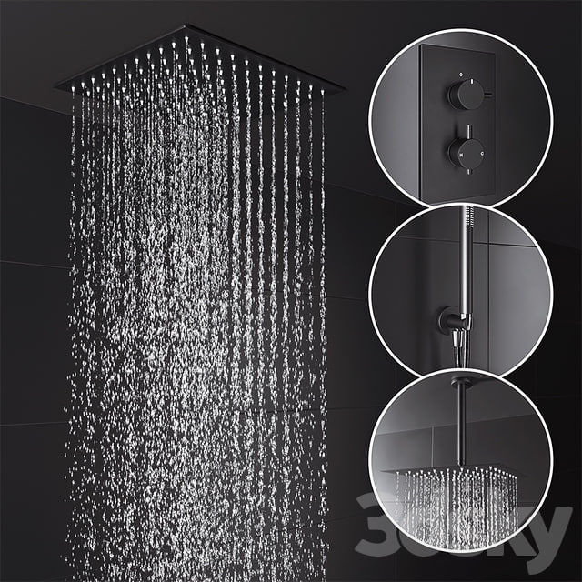 Deluge shower set