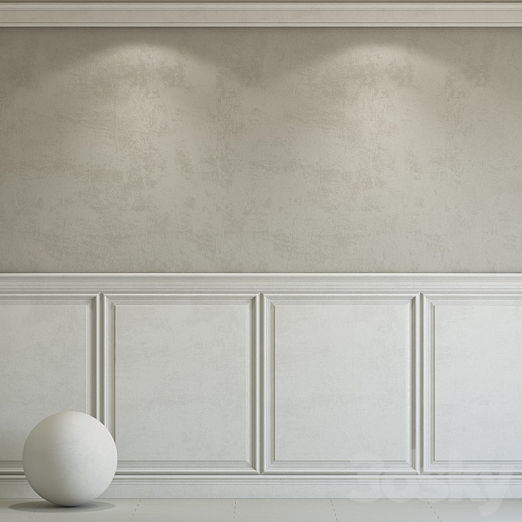 Decorative plaster with molding 229