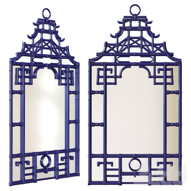 Сhairish / Blue Pagoda Wall Mirror
