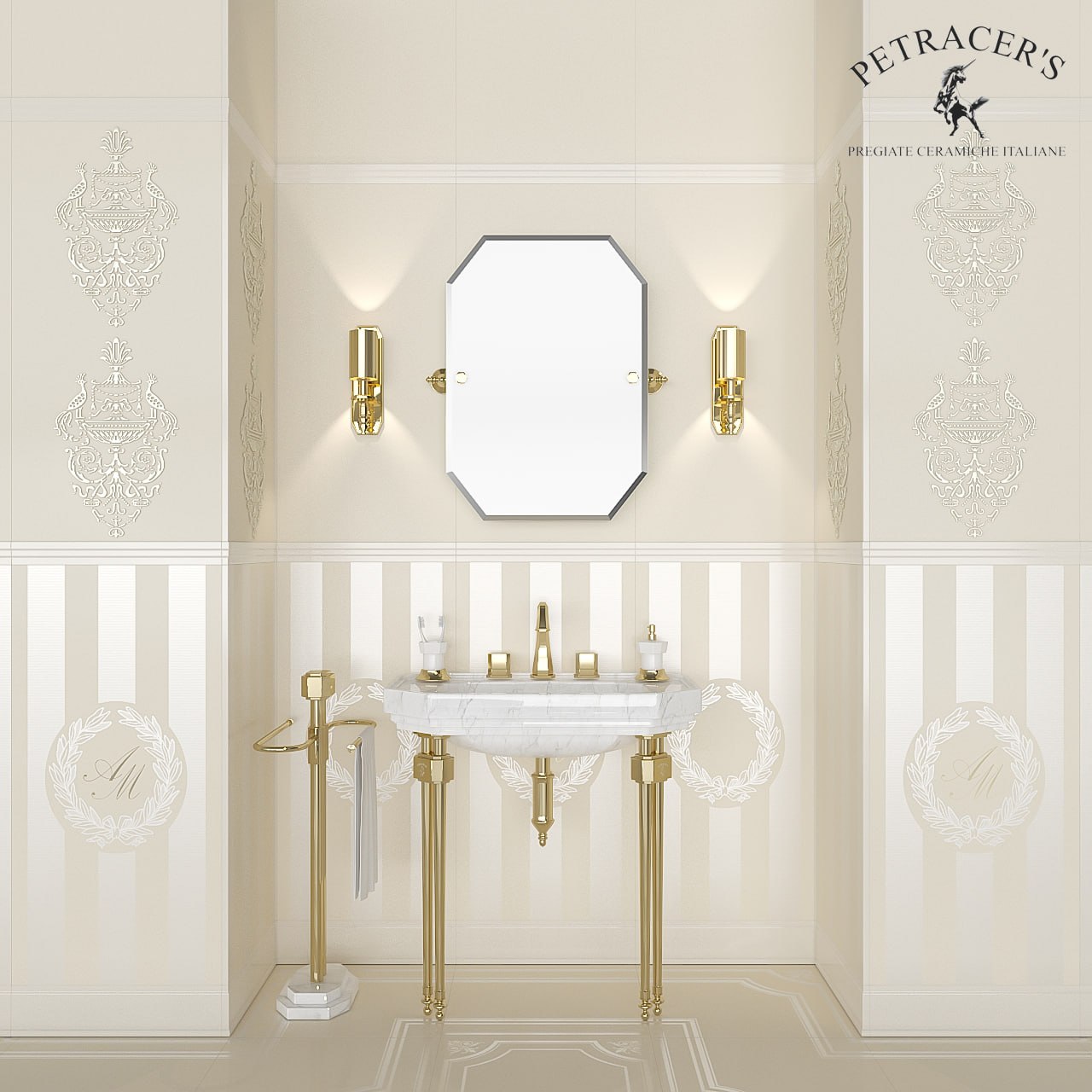 Set of sanitary ware and tiles Petracers Ad Personam # 4