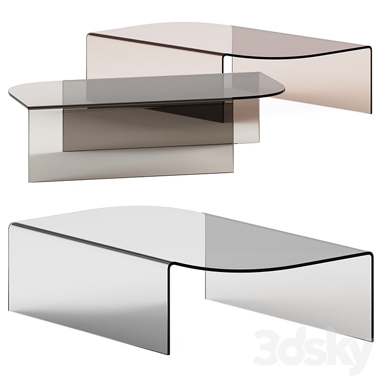 Calligaris Merian Coffee Table / Glass table