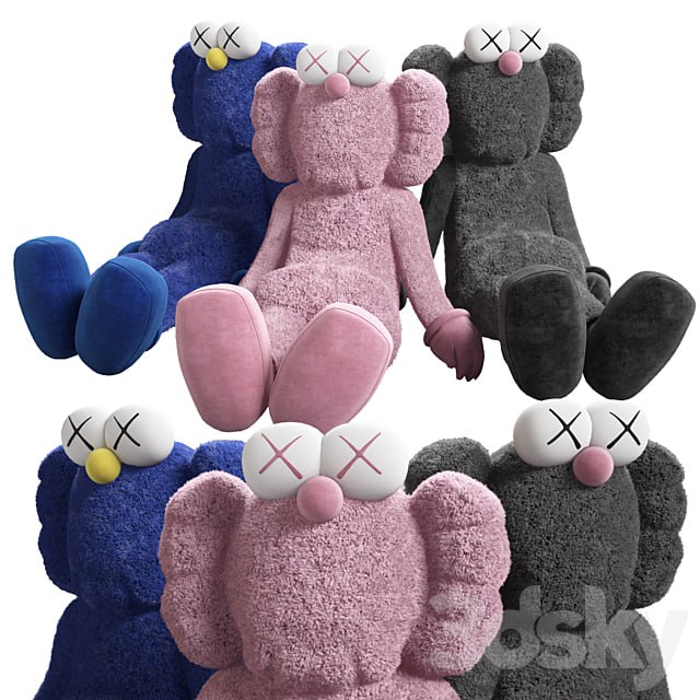 kaws doll bff designer toy