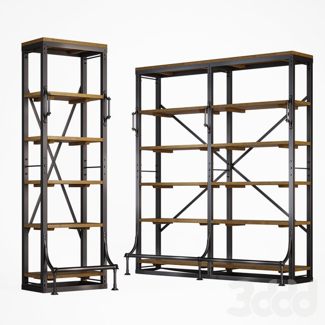 Shelving C5 / 600 and C5 / 1800 Arkhangelsk Loft Builder