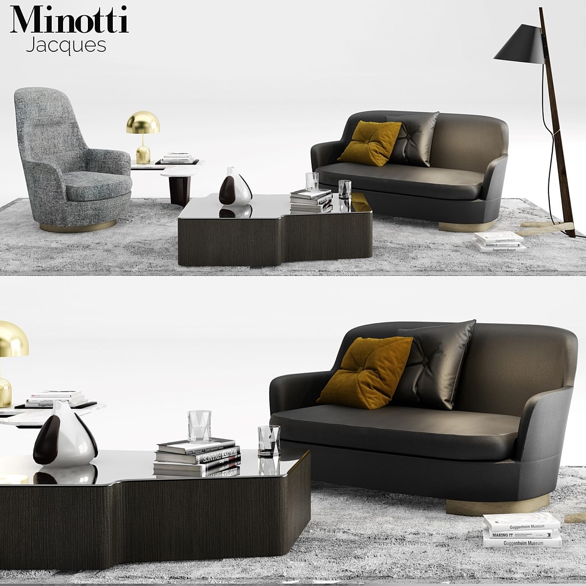 Minotti Jacques Sofa set_01