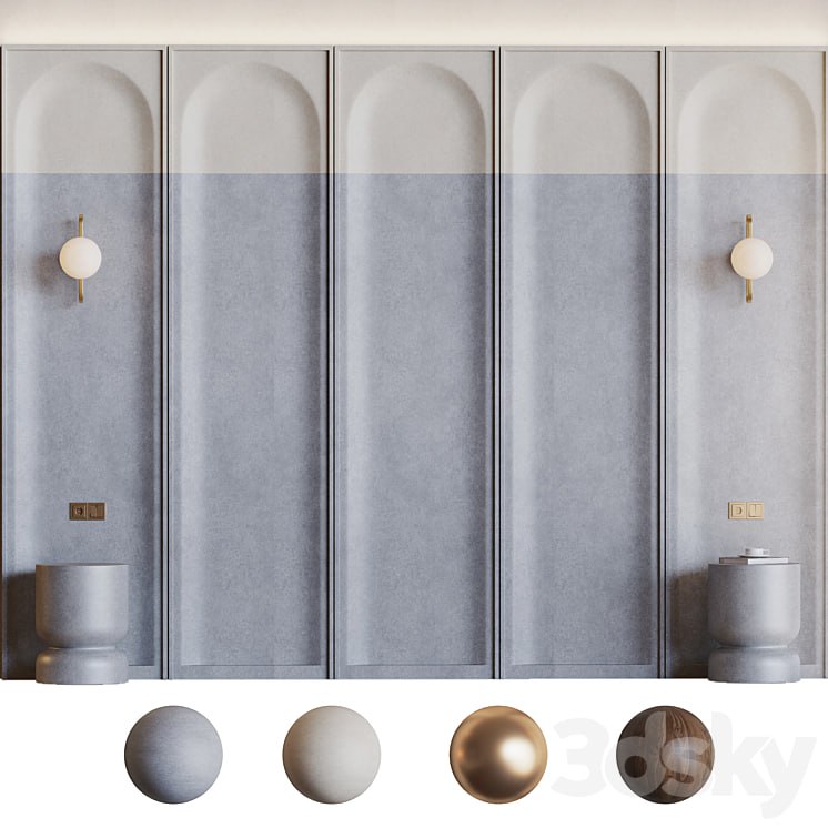 Decorative 3D panel 004