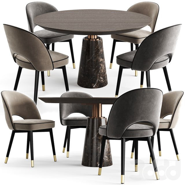Eichholtz Dining Table Genova And Chair Cliff