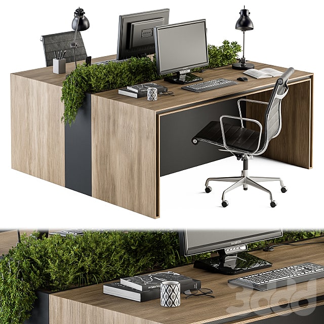Office Furniture - employee Set 17