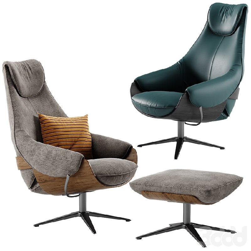 Leolux Cream armchair