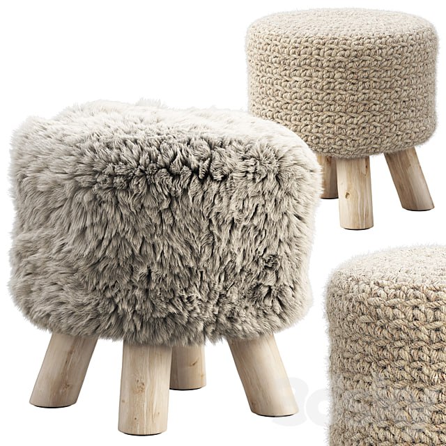 Joybird Yoli pouf (2 options)