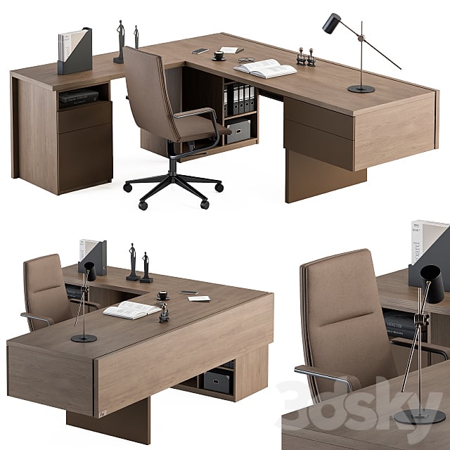 Boss Desk Wood and MDF - Office Furniture 243