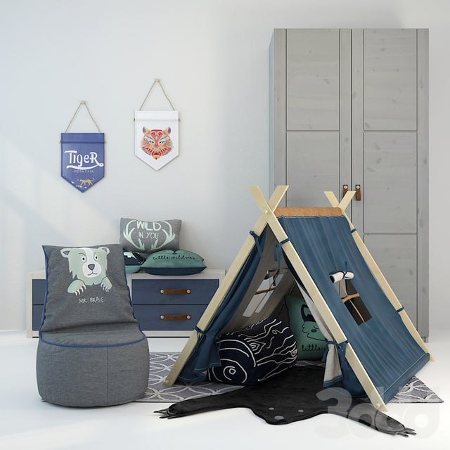 Tent, furniture and decor Forest Ranger