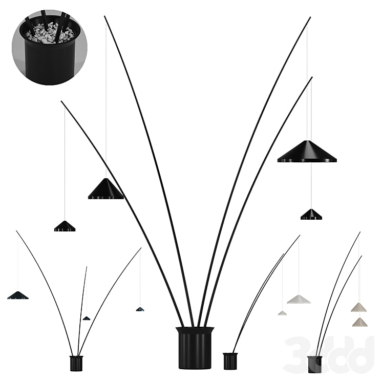 NORTH | Floor lamp By Vibia