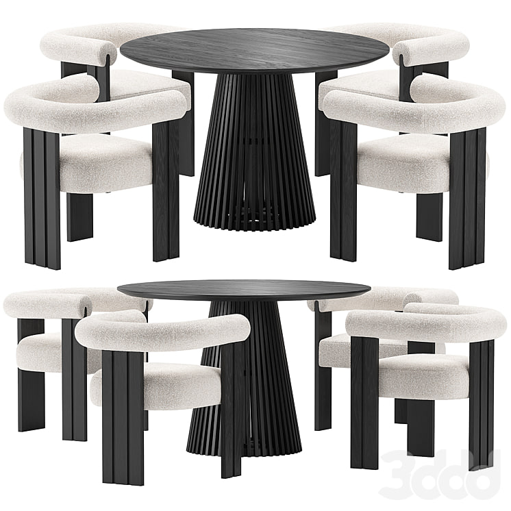 Eichholtz Percy Chair and La Forma Irune Table