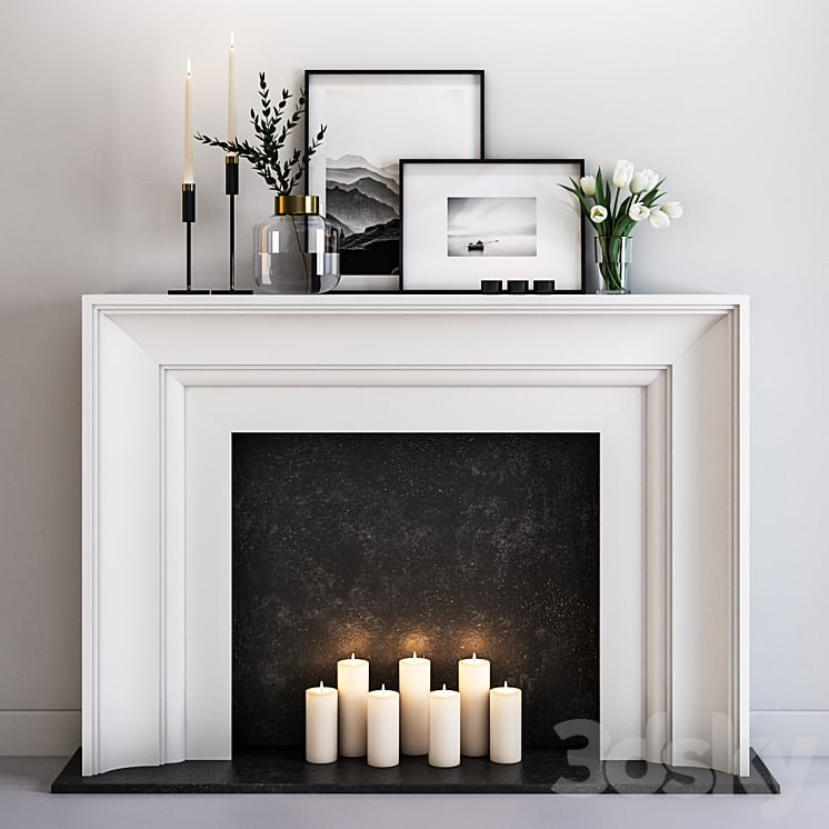 Decorative fireplace 8